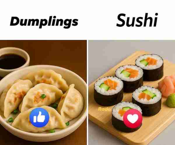 🥟🌿 Dumplings Dumplings are bite-sized delights made with thin dough wrappers filled with meat, veg...