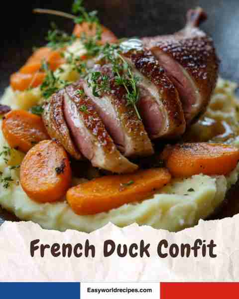 🇫🇷 French Duck Confit — recipe is below! 🍽️❤️