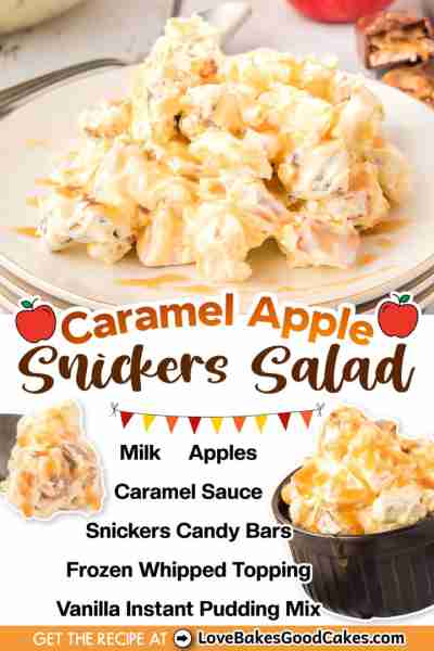 This Caramel Apple Snickers Salad is a deliciously sweet treat perfect for summer potlucks or fall g...