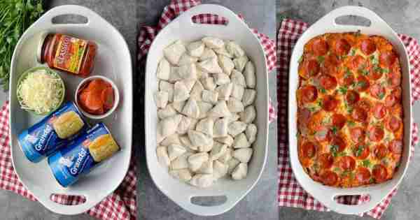 Bubble Up Biscuit Pizza Casserole Ingredients 2 cans refrigerated buttermilk biscuits *See Notes 1 (...