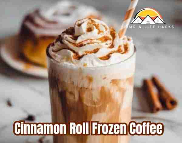 Cinnamon Roll Frozen Coffee Ingredients: - 1 cup brewed coffee (strong and cooled) - 1/2 cup milk (a...