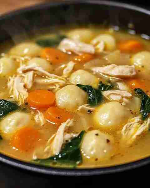 Better Than Olive Garden Chicken Gnocchi Soup Ingredients - 1 tablespoon olive oil - 1 onion, diced...