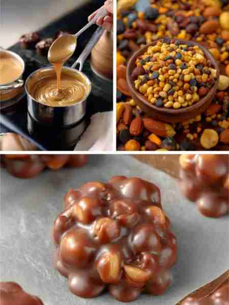 Ingredients (makes ~12 clusters) 1 cup mixed nuts (almonds, pecans, peanuts, walnuts, or macadamias)...
