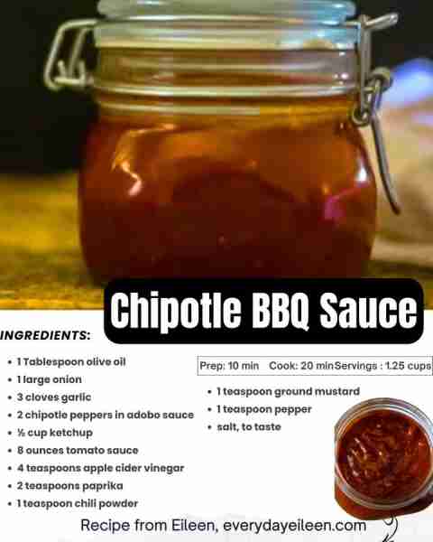 A little spice goes a long way with our Chipotle BBQ Sauce - recipe link in comments.