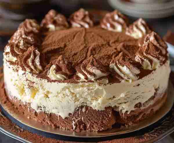 🍰☕ Tiramisu Ice Cream Cake Imagine: • Espresso-soaked ladyfingers • Layers of mascarpone-flavored...