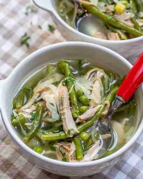 Cabbage Detox Chicken (or Turkey) Soup to Reduce Bloat and Shed Water Weight