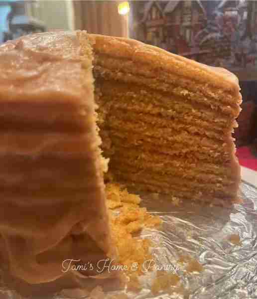 Grandma’s Little Layer Caramel Cake (Along with a Boxed Cake Mix Hack In The Notes) ~~Ingredients ~~...
