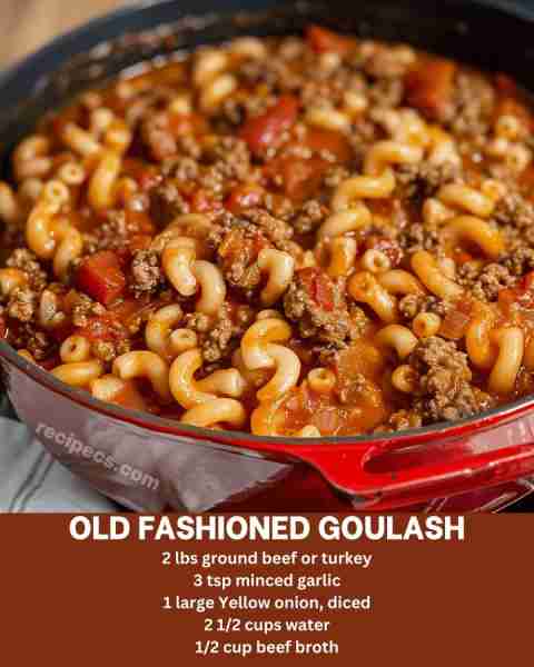 This is the best goulash recipe. One of my childhood favorites that I still make!!! Ingredients: 2 l...