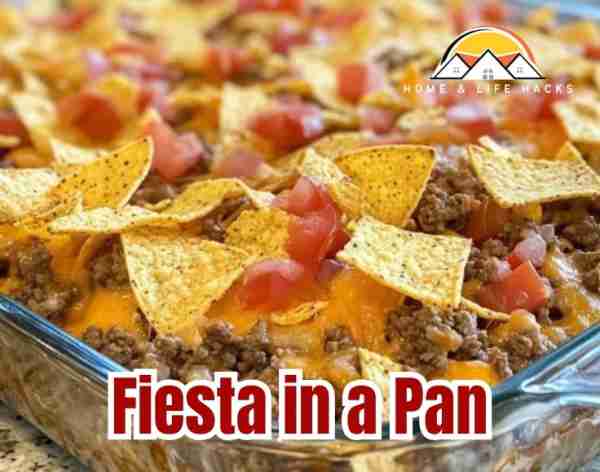 Fiesta in a Pan Ingredients: - 1 pound ground beef or turkey - 1 packet taco seasoning - 1 can (15 o...