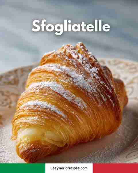 Sfogliatelle — flaky pastry recipe below 🥐👇