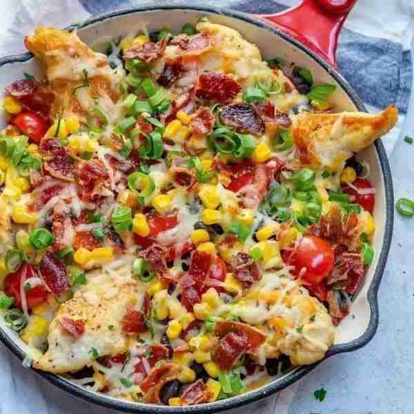 Chicken “Nachos” Skillet 🌶