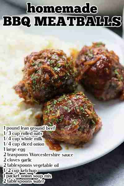 Recipe: https://www.bunsinmyoven.com/bbq-meatballs/ These barbecue meatballs are the perfect comfort...
