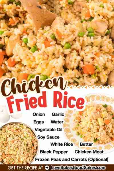 Chicken Fried Rice is an economical dinner idea! It's versatile too - use shrimp, pork, or ham, in p...