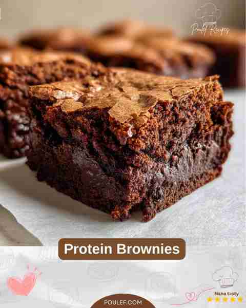 Protein-packed chocolate fix 💪🍫 Protein Brownies Ingredients: 80 g chocolate protein powder 100 g...