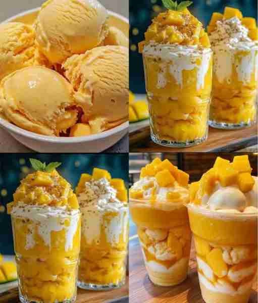 🍰 Mango-Flavored Desserts (store-bought or common options) You can usually find these in supermarke...