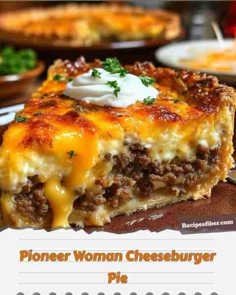 Pioneer Woman Cheeseburger Pie 🍔🥧 A delicious twist on a classic comfort dish! 📋 Ingredients -...