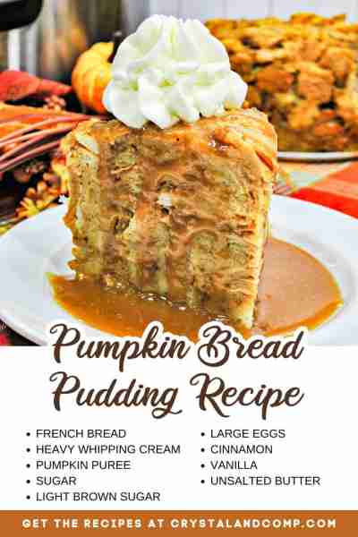🎃 PUMPKIN BREAD PUDDING This is what Fall tastes like!! Make this ASAP! RECIPE IN THE COMMENTS