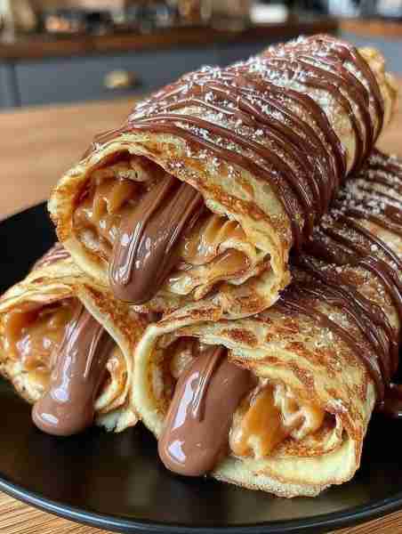 Ingredients Crepes 3 large eggs 3 oz cream cheese, softened ½ cup unsweetened almond milk 2 tablespo...