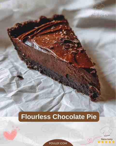 This Flourless Chocolate Pie is rich, silky, and deeply chocolatey, with a texture somewhere between...