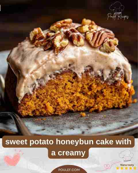🍠✨ Meet your new favorite fall dessert: Sweet Potato Honeybun Cake with a Creamy Glaze! Moist, spi...