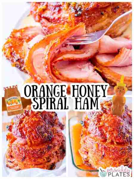 Orange Honey Spiral Ham 🍊🍯 (oven or slow cooker)