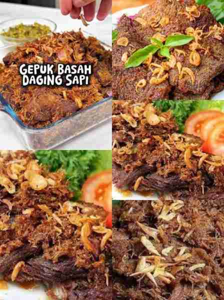 Beginilah Resep Cara Membuat Gepuk Basah Daging Sapi Empuk Enak Dan Lezat Bahan-bahan: 500 gram dag...