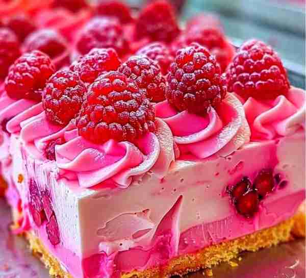 🍰 No-Bake Pink Velvet Raspberry Cheesecake 💖 What to Expect: • Creamy raspberry cheesecake filling...