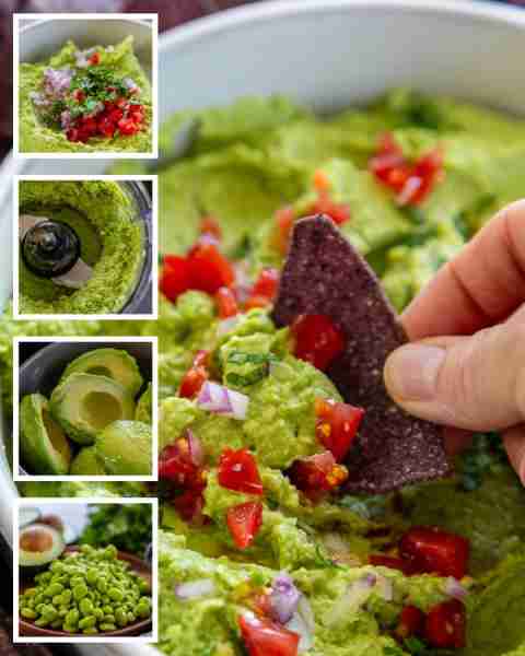 Creamy and full of flavor - this Edamame Guacamole levels up classic guac! Recipe → https://dashofsa...