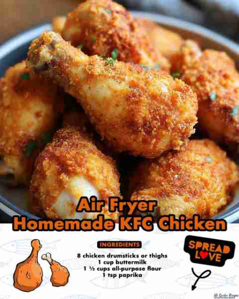 Homemade KFC Chicken in the Air Fryer