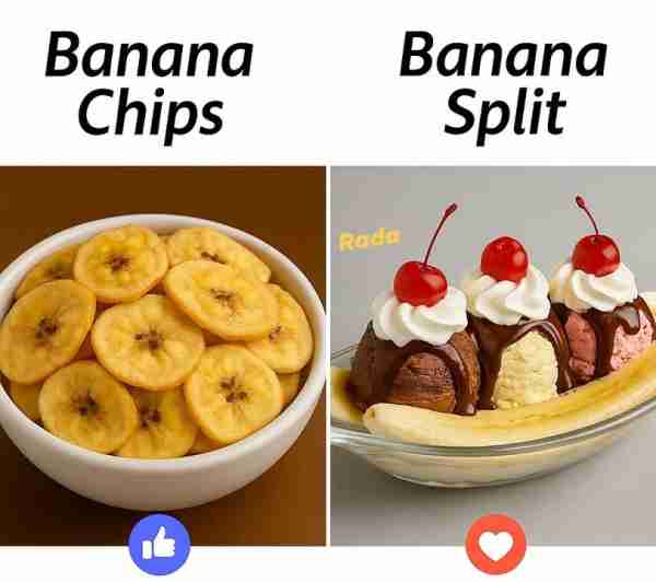 🍌🥔 Banana Chips Banana chips are thinly sliced bananas that are fried or dehydrated until crisp. S...