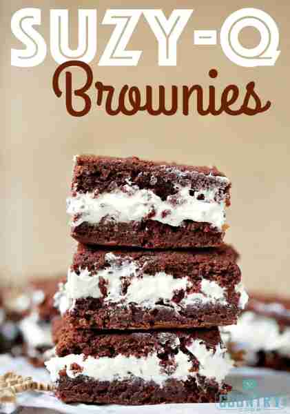 Suzy-Q Brownies is just like those favorite Hostess treats – only better. Made with a boxed brownie...