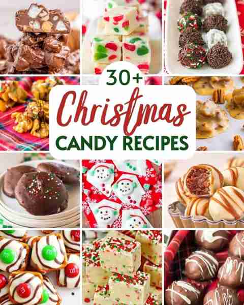 These Christmas candy recipes are perfect for holiday parties or cookie trays!