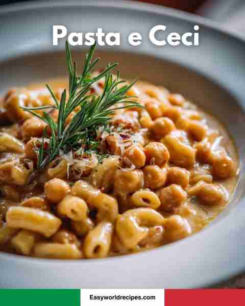 Pasta e Ceci — rustic recipe below 🍲🇮🇹