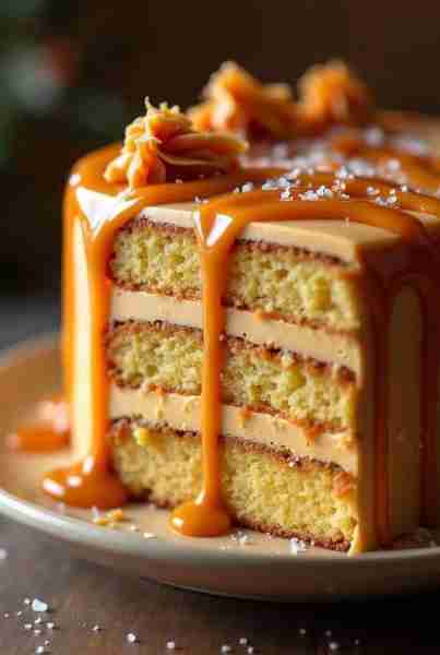 Caramel Cake Recipe. Delicious😋😋😋 Ingredients: All-purpose flour – 3 cups (375g) Baking powder –...