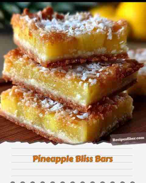 Pineapple Bliss Bars 🍍✨ Delicious and refreshing treat for any occasion! 📋 Ingredients - 2 cup...