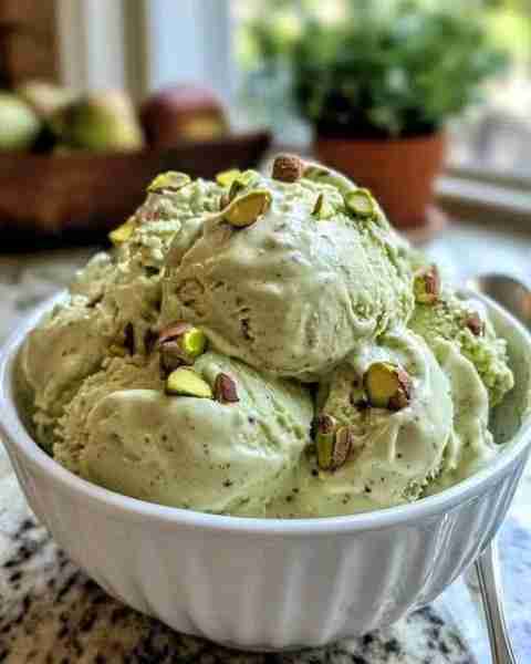 High-Protein Vegan Pistachio Ice Cream 🍨🌱