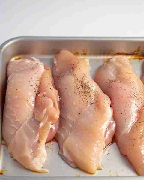 Place raw chicken in baking dish. In 4 easy steps, you have a heavenly meal. Full recipe 👇 💬