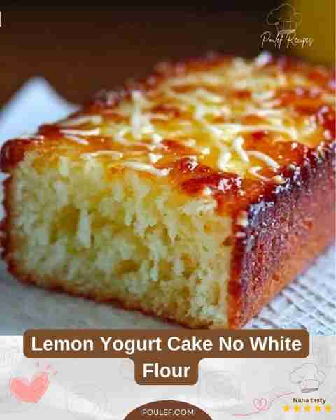 Lemon Yogurt Cake No White Flour Ingredients: 1. 1 1/2 cups almond flour 2. 1/2 cup plain Greek yogu...