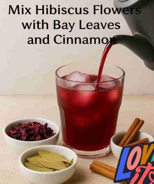 Mix Hibiscus Flowers with Bay Leaves and Cinnamon. Why should women do this?