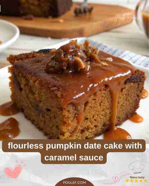 This flourless pumpkin date cake with caramel sauce is a naturally sweet and comforting treat. This...