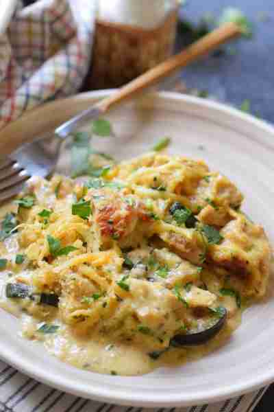 What could be a better comforting dish than this Creamy Chicken and Zucchini Casserole. Tender piece...