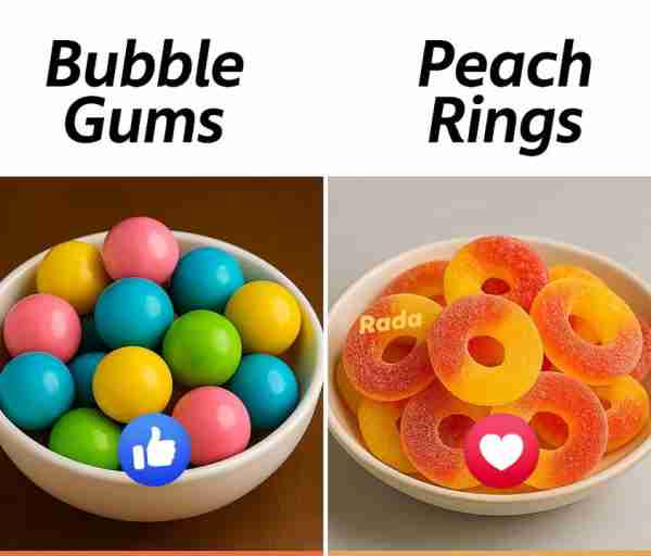 🍬💭 Bubble Gums Bubble gums are chewy, stretchy sweets loved for their fruity flavors and fun bubbl...