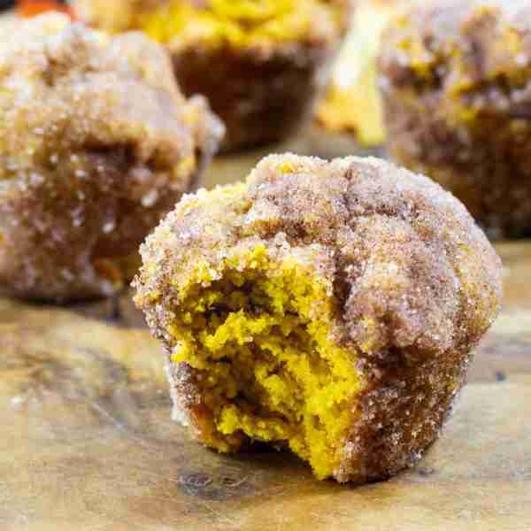 Pumpkin Doughnut Muffins have a pillowy, light texture and a buttery cinnamon sugar coating. It’s a...