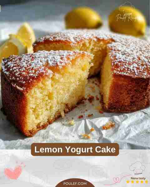 oist Lemon Yogurt Cake This lemon yoghurt cake recipe is a traditional French lemon yoghurt cake. It...