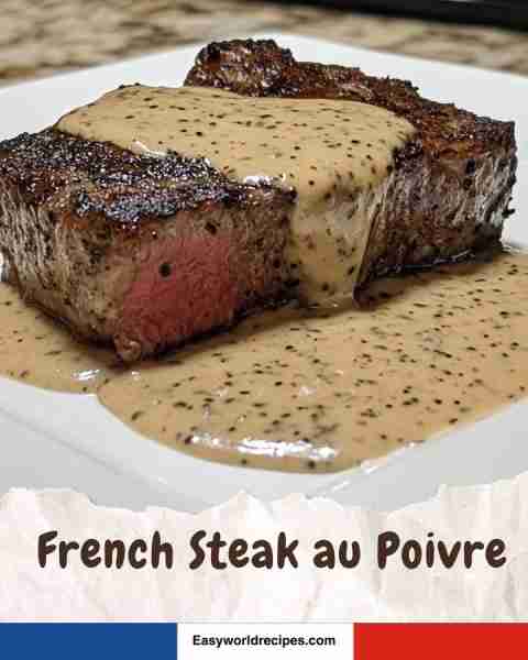 Try this French classic! Steak au Poivre recipe below 👇