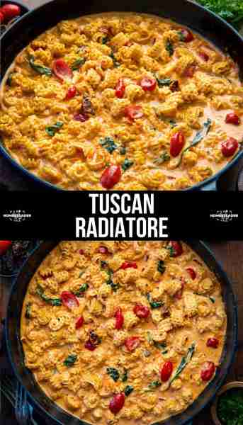 This Tuscan Radiatore is creamy, cheesy, and bursting with flavor, a weeknight dinner that feels ind...