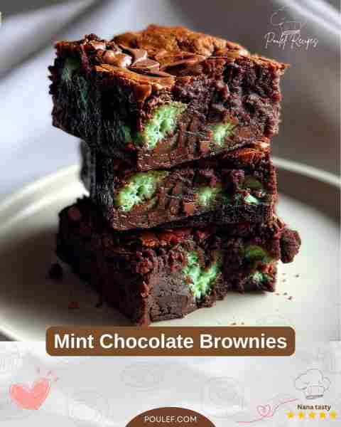 Mint Chocolate Brownies Rich and fudgy brownies with a refreshing mint chocolate twist. Ingredients...