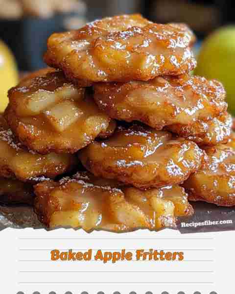 Baked Apple Fritters 🍏🍩 Delicious baked treats perfect for any occasion! 📋 Ingredients - 1 cup...
