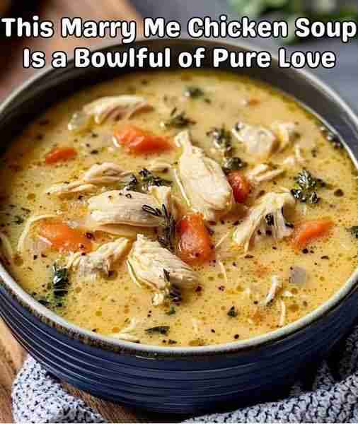 Marry Me Chicken Soup: A Cozy Classic with a Creamy Twist!