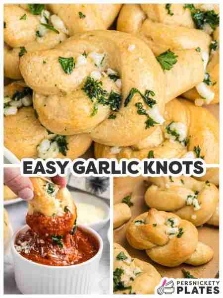 Recipe -> https://www.persnicketyplates.com/simple-garlic-knots/ Buttery, Homemade Garlic Knots 🤩